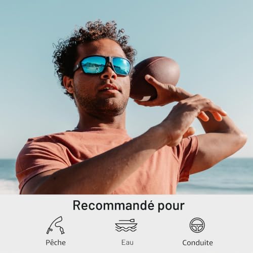 Revant Verres de remplacement pour Ray-Ban Justin 54mm Polarisé Ice Blue – vue 6