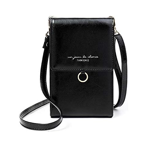 CULASIGN Women's Cross-Body Bag Grey Black M Cover