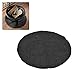 Mata do grilla Ognioodporna olejoodporna antypoślizgowa mata podłogowa Okrągła mata podłogowa do grilla 68 cm Podkładka do grilla na węgiel drzewny do grilla na kominku