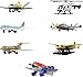 Matchbox Sky Busters Toy Airplane, Helicopter, Space Shuttle, Jet Aircraft with Rolling Wheels and Spinning Propellers (Style May Vary), JDJ05