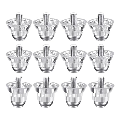 Tacchetti di ricambio per tacchetti da calcio, tacchetti da avvitare, borchie a vite per scarpe da calcio, borchie di ricambio con punta in metallo, tacchetti misti per allenamento di precisione