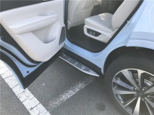 Running Board for Audi Q7 2016-2023 2024 Door Fixed Side Step Pedal Nerf Bar Platform Ptotector 2Pcs(with Brackets)