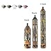 SHARROW Archery Bow Stabilizer 5inch 8inch 11inch Bow Riser Shock Absorber Dampener Recurve Bow Noise Reduction Compound Bow Accessories (Jungle camo, 5 inch)