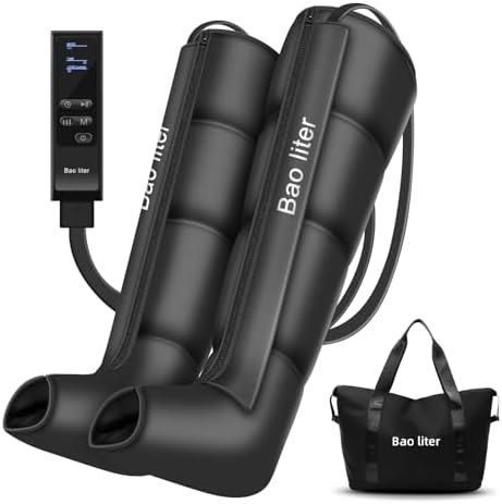 Leg Compression Massager,Professional Full Leg Sequential Pressur...