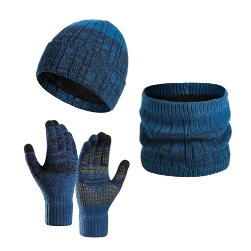 Chapeau cou gant trois pièces pour ne plus souffrir du froid