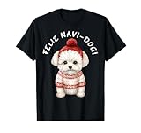 Si tratta di un divertente cucciolo di cane bolognese con il detto Feliz Navi-Dog (invece di Feliz Navidad)! Ottimo regalo per mamma, papà, sorella, fratello, nonno, nonna o qualsiasi proprietario o fan bolognese