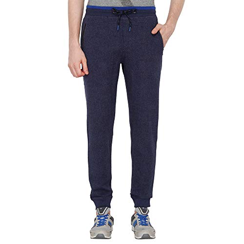 Image of Van Heusen Men Athleisure Quick Dry Regular Fit Joggers - Media Pocket, Drawstring Waist