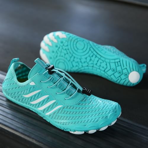 Image of Hike Barefoot Shoes Womens Men,Unisex Barefoot Water Shoes Breathable, Anti-Slip Hiking Footwear for Athletic Wide Toe Shoe Footwear for Hiking, Walking, Running, Yoga, and Water Sports