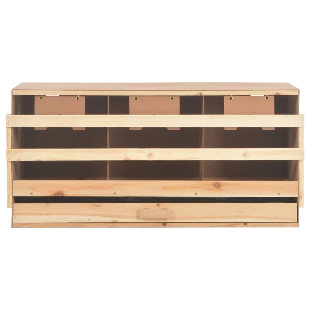 Genérico Ponedero para gallinas 3 Compartimentos Madera Pino 96x40x45 cm,Economía e Industria,Agricultura,Cría de Animales,Incubadoras de huevos-170656