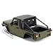 INJORA RC Car Pickup Body Shell 12.3in 313mm Wheelbase Unassembled Kit for 1/10 RC Crawler Car Axial SCX10 SCX10 II 90046（Olive）