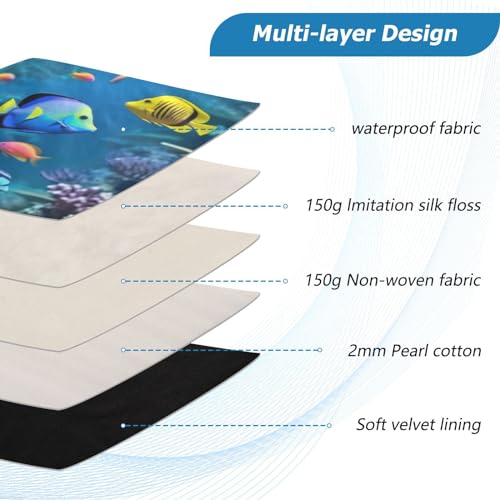 Funda para portátil 13-14 pulgadas con diseño colorido impermeable miniatura 4