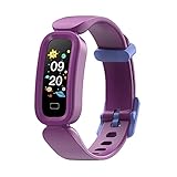 ✅ [Rastreador de actividad completo + Monitor de sueño] Seguimiento Automático de los pasos, distancia y calorías quemadas para conocer ejercicio diario de los niños. Con medición de frecuencia cardiaca, sueño y opción de crear alarmas