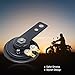 uxcell 6V 1.5A 110dB Metal Electric Loud Horn Speaker Trumpet Black for Motorcycle