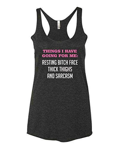 Panoware Women's Funny Workout Tank Top | Things I Have Going for Me