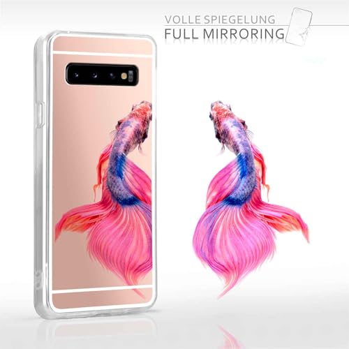 Moex Mirror Case für Samsung Galaxy S10 Plus mit Spiegel und Kantenschutz