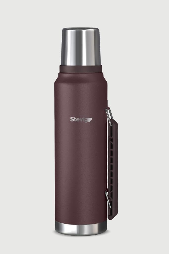 1 Camper Klasik Kulplu Sızdırmaz Çelik Termos 1.2 LT Dark Plum ST-258