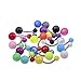 Memsion 14G Belly Button Ring Surgical Steel Belly Piercing Jewelry 20 Pieces Belly Button Rings Packs Plastic Barbell Navel Piercing Jewelry Belly Rings for Women