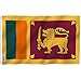 Produktbild Anley Fly Breeze 3x5 Fuß Sri Lanka Flagge - Lebendige Farbe und UV-Lichtechtheit - Leinwandkopf und doppelt genäht - Flaggen der Republik Sri Lanka Polyester mit Messingösen 3 x 5 Ft