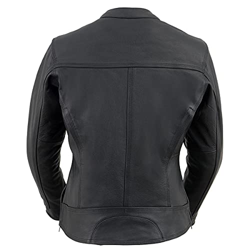 Image of Milwaukee Leather Women's 'Sporty and Elegant' Scooter Style Motorcycle Leather Rider Jacket
