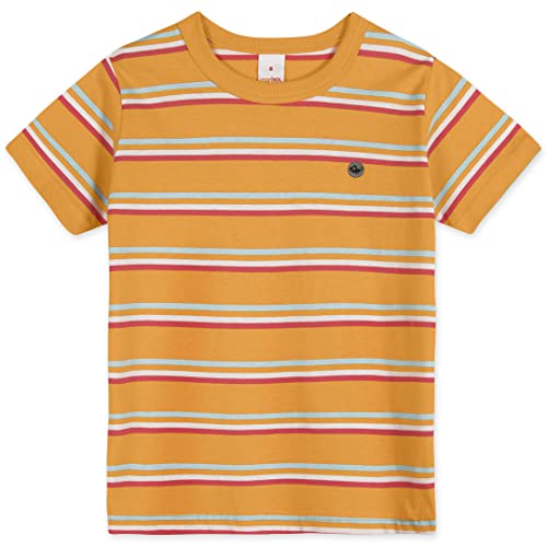 Camiseta listrada, Marisol, Meninos, Laranja, 6