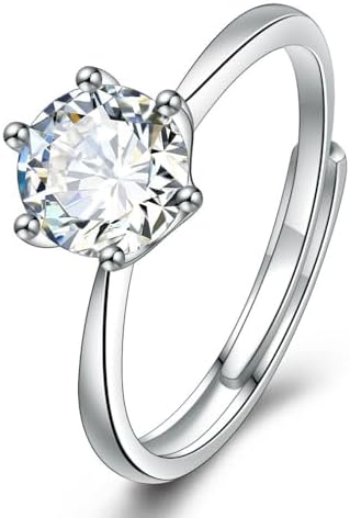2 Carat Diamond Ring - White Gold Engagement Ring For Women With 2ct Diamond Certificated By IGI As G Colour Si1 Clartiy