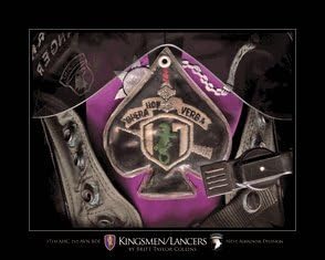 17th AHC 1st AVN BDE Kingsmen/Lancers- VIC Lens Print 16x20 Framed