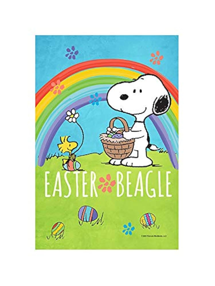 Amazon.com : Flagology.com, PEANUTS®, PEANUTS® Easter Beagle