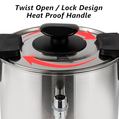 Cafetera Percoladora Eléctrica de Acero Inoxidable 7 qt miniatura 5