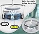 ARSUK Spin Mop Eimer und Bodenreinigungsset | Getrennte Mechanik für sauberes und schmutziges Wasser | 2L Kompaktdesign, 2 Mikrofasertücher, 118cm Edelstahl-Teleskopstiel | Ideal für den Haushalt