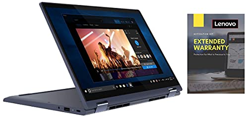 Image of Lenovo Yoga6 AMD Ryzen5 5500U 13.3 inch (33.782cm) FHD IPS Convertible Laptop (16GB /512GB SSD /Win10 /MS /Backlit Keyboard /Fingerprint Read) 82ND003PIN + 2Year Extra Accidental Damage Protect