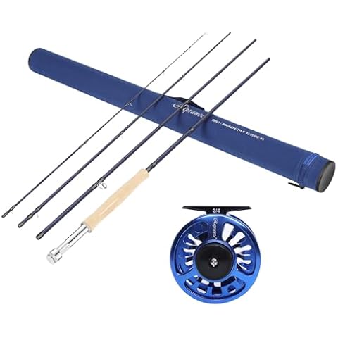 Raprance Lightweight 3wt Fly Fishing Rod and Fly Fishing Reel Cover