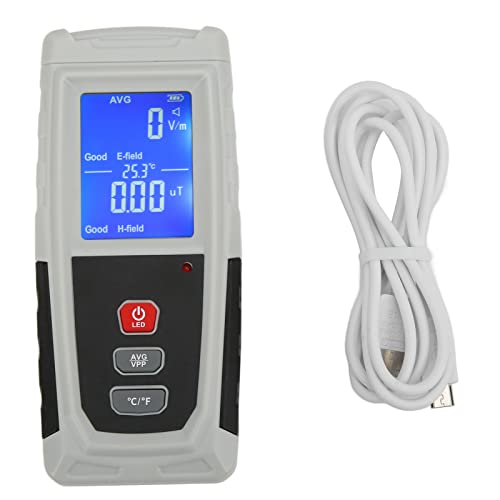 EMF Meter, Digital Electromagnetic Field Radiation Detector, Handheld LCD Digital EMF Detector for Pregnant Women