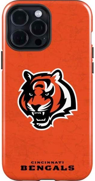 Skinit Impact Phone Case Compatible with iPhone 15 Pro Max - Officially Licensed NFL Cincinnati Bengals Design