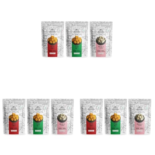 Image of Mr. Makhana Roasted Makhana & Foxnuts : Butter Tomato, Pudina Party, Himalayan Salt & Papper (Pack of 9x55 gm) | Gluten Free | MSG Free | Roasted in Olive Oil | Rich Calcium