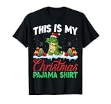 Photo Gallery crocodile christmas pajama shirt crocodile wearing santa hat maglietta Photo Gallery crocodile christmas pajama shirt crocodile wearing santa hat maglietta