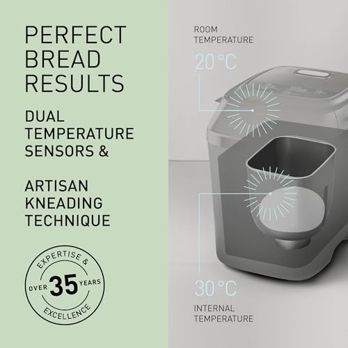Panasonic SD-PN100 Automatic Mini Bread maker, 4 Gluten-Free Programmes, Compact Design, 18 Auto Programmes, LCD Display, Black