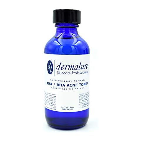 AHA/BHA Toner with Ant-Oxidants Formula For Oily and Acne Prone Skin. Refining, Restoring, Clarifying Skin. Anti-Acne Solutions 2% Beta Hydroxy Acid, 2% Alpha hydroxy Acid - Anti-Acne Medic Cover