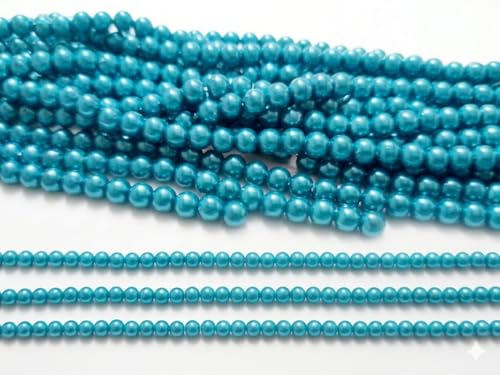 Image of Plastic 6 mm Beads /moti Kit 500 pcs for Jewellery Making /Craftwork /Decorations