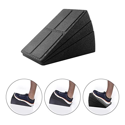 Conjunto de alongador de panturrilha com placa inclinada, 3 peças, bloco de cunha de agachamento, pl