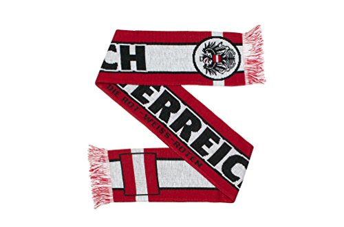 Austria Osterreich Soccer Knit Scarf