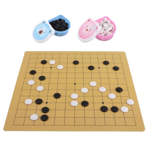 Jeu d'échecs Go éducatif en bois double face pour garçon et fille