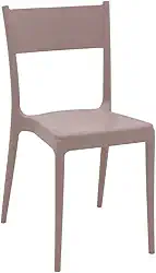 Cadeira Tramontina Diana em Polipropileno e Fibra de Vidro Camurça ECO