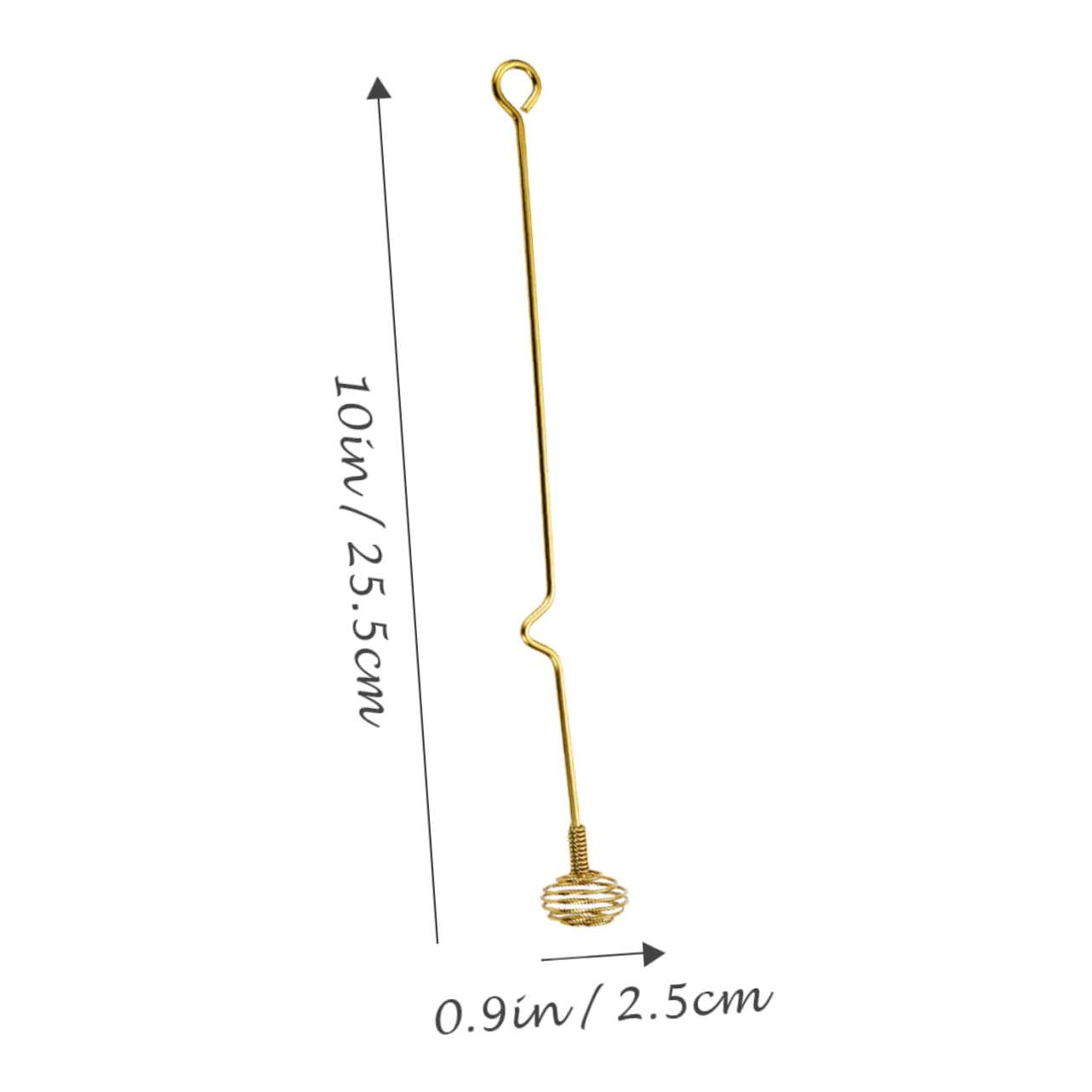 HOLIDYOYO 3pcs Honey Stick Spoons Multi-function Stirring Sticks for Honey Jam Cocktails Portable Stirring Spoons for Household Use