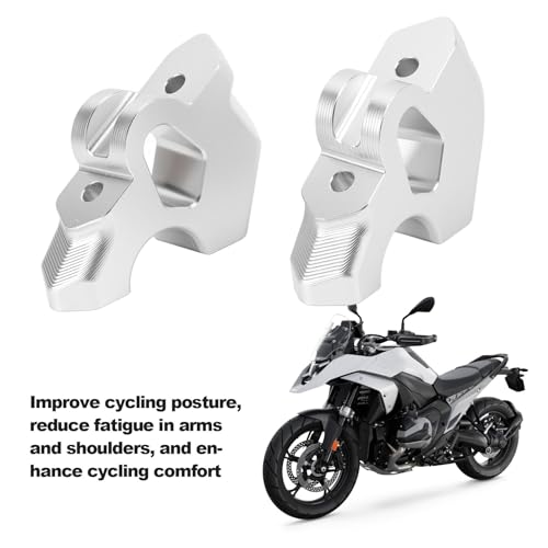 Guidon rehausseur moto R1300GS Adventure rehausse recul pontet aluminium 2024 - 4