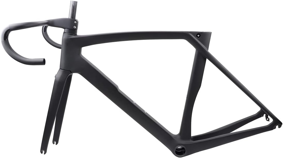OSPORT Ultra Light 700c Carbon Fiber Road Bicycle Frame BB386 Racing Bike Frameset : Sports & Outdoors