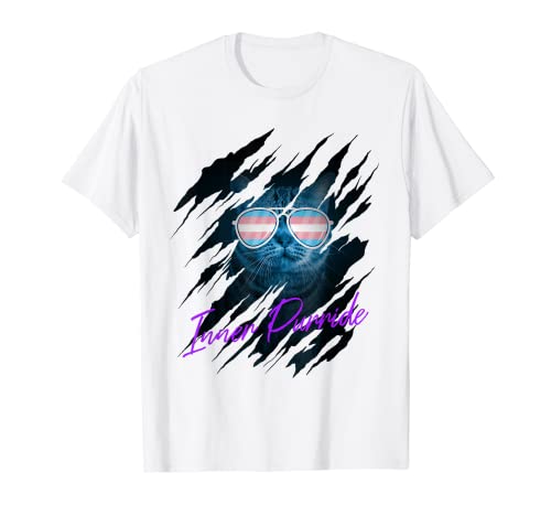 Gafas de sol Transgender Pride Cat Purride Trans Pride Flag Camiseta