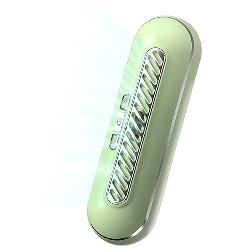 PANTIDE Rechargeable Fridge Deodoriser Freshener - Portable 4 in 1 Ozone Air Purifier for Closet Car Shoe Cabinet Pet House Bathroom Desk Mini Odour Eliminator with 2 Light Modes Last for 10 Years