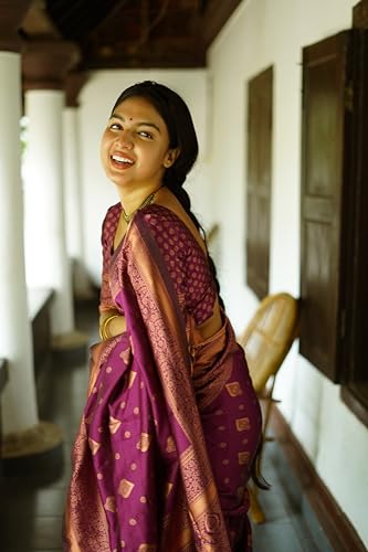 Image of Avantika Fashion Women's Kanjivaram Soft Semi Silk Banarasi Sarees With Blouse Piece.