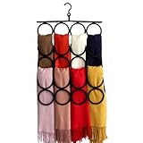 KLEAFS Handmade Crocheted Scarf Hanger for Closet Organization, Closet Organizers for Scarves, Shawl