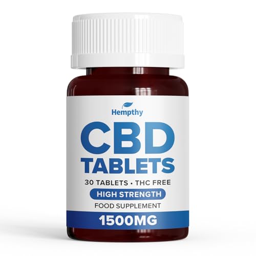 CBD Tablets 1500mg - CBD Capsules High Strength Vegan Gluten-Free CBD Capsules CBD Edibles for Health and Wellbeing